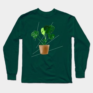 Swiss cheese plant Long Sleeve T-Shirt